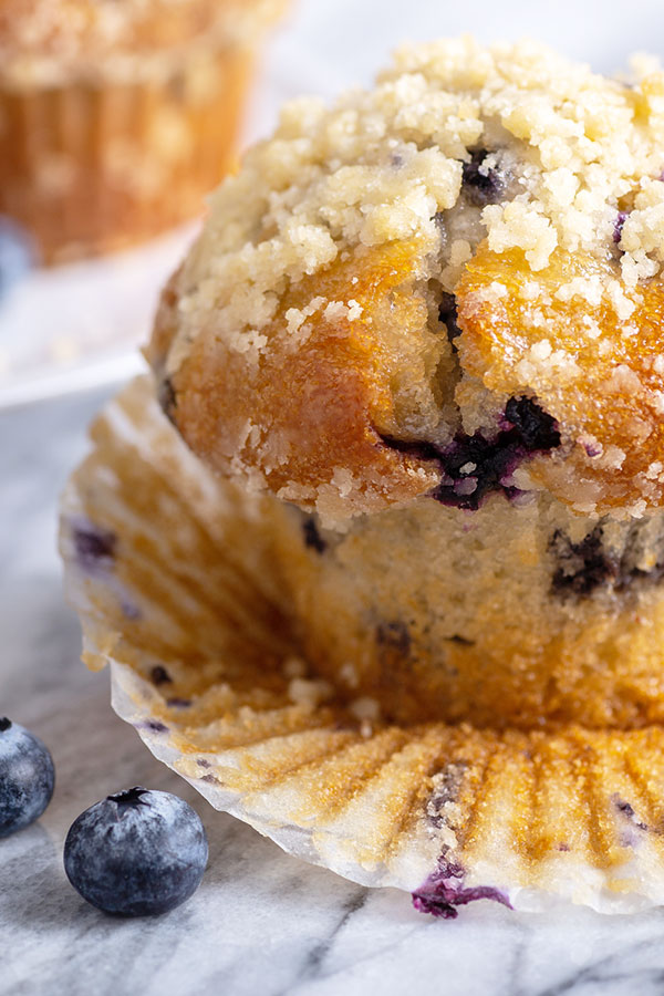 muffin de blueberry